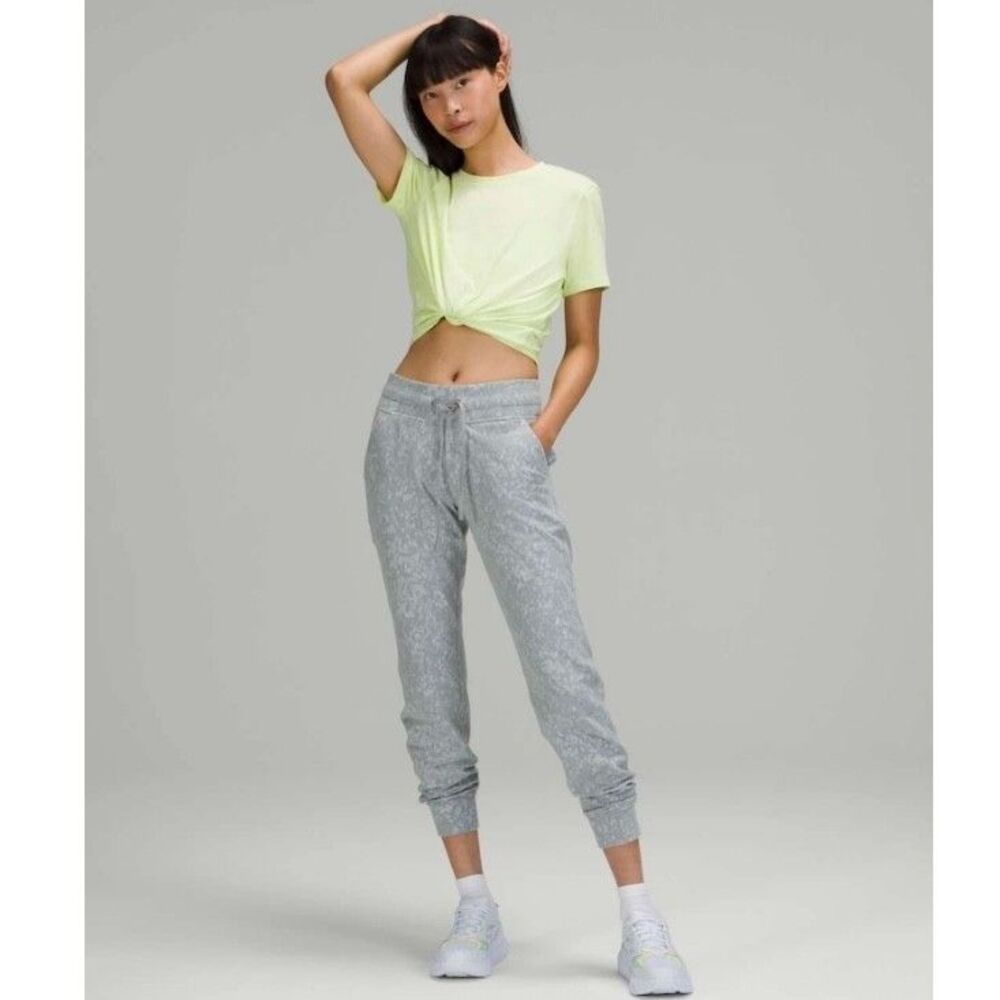 Lululemon Ready to Rulu Jogger Sz 8 Speckle Spritz Jacquard Rhino Grey 29 in